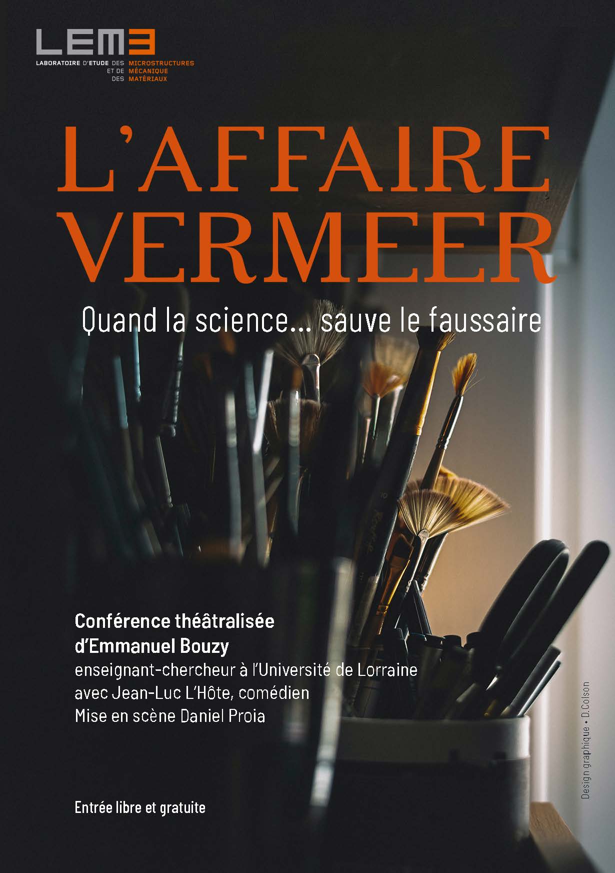 Flyer affaire Vermeer