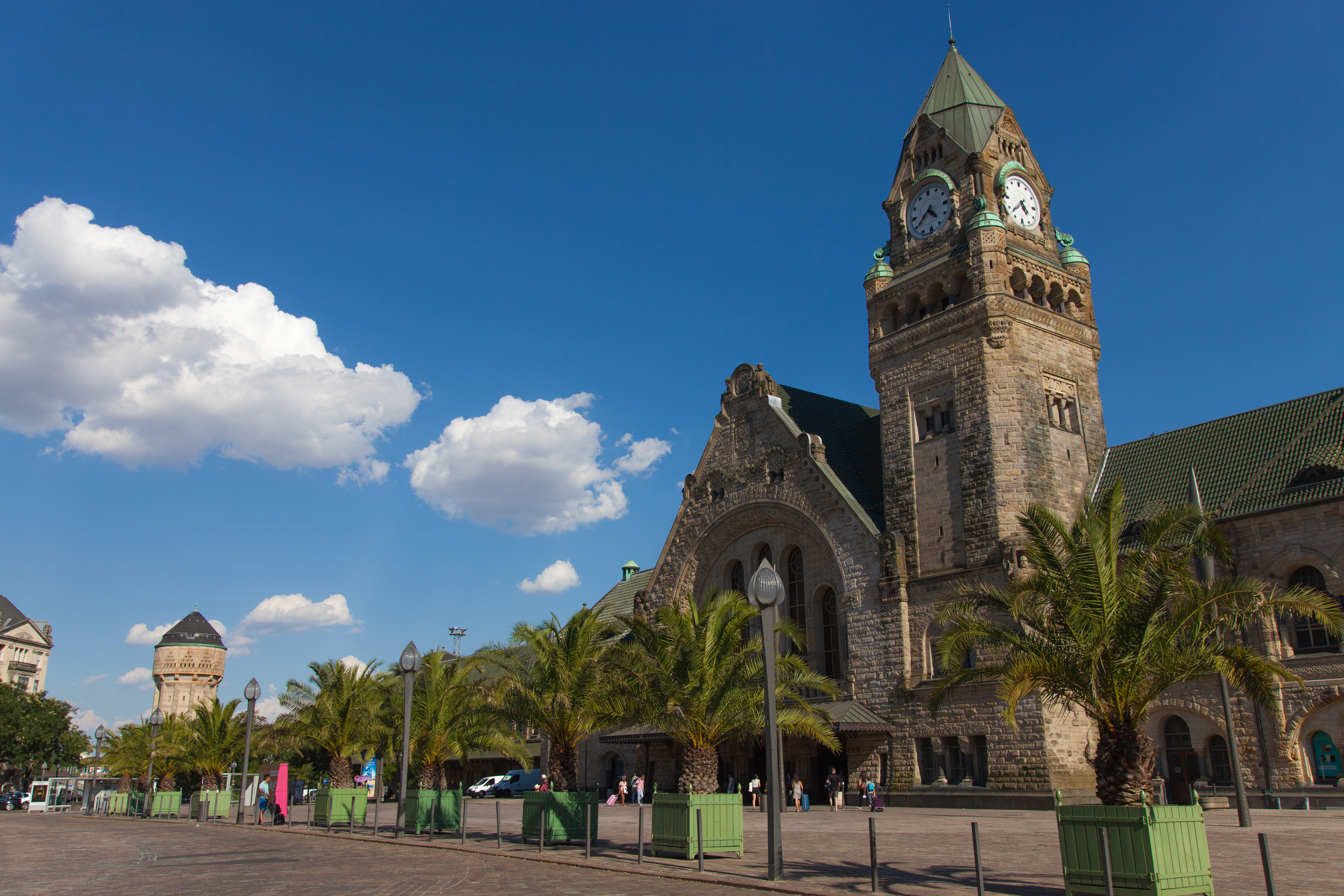 La gare de Metz dans le quartier impérial de Metz